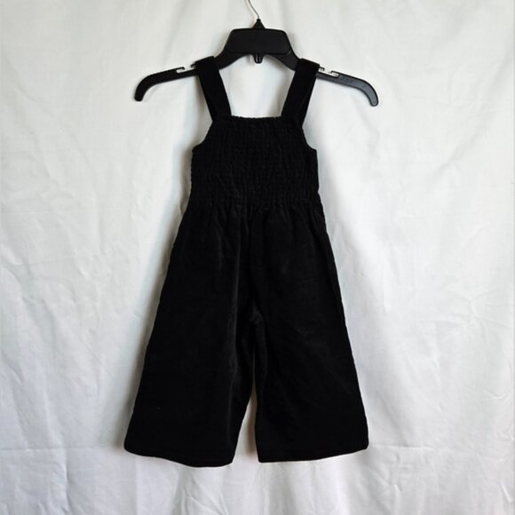 Star‎ Wars Rebel Icons Black Embroidered Toddler Girls Corduroy Overalls 4T New - Picture 6 of 9